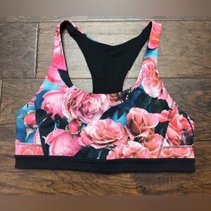 LULULEMON Top speed Secret Garden Sports Bra No Padding (A)